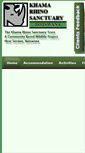 Mobile Screenshot of khamarhinosanctuary.org.bw